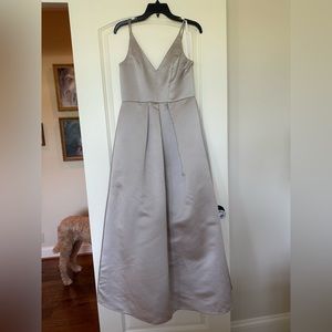 Hailey Paige Occasions Grey Bridesmaid Dress- Size 2. Worn once, cleaned after.